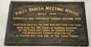 First Parish Meeting House Plaque